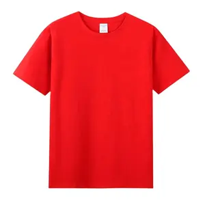 T-shirt aziendale personalizzata con Logo ricamato in cotone a maniche corte abiti da lavoro per gruppi estivi