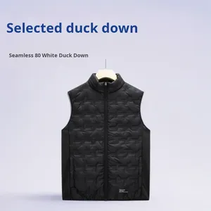 Chaleco Ligero y Cálido de Plumón de Pato Blanco 80 para Deportes al Aire Libre de Invierno, Versión Coreana para Parejas, Envío Directo - Product Image 2