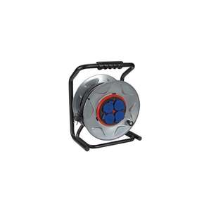 ENROULEUR DE CÂBLE PROFESSIONNEL EN NÉOPRÈNE AVEC SYSTÈME ANTI-TORSADE-40 m - 3G2.5 - 4 PRISES-PRISE FRANÇAISE - Product Image 3