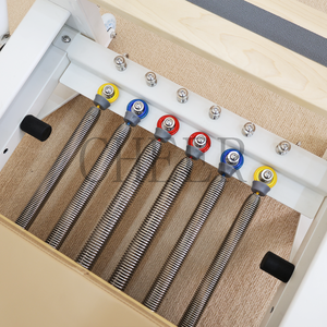 Appareil <span class=keywords><strong>de</strong></span> Pilates Reformer avec cadre en aluminium, logo et couleur personnalisés, pour studio et entreprise - Product Image 4