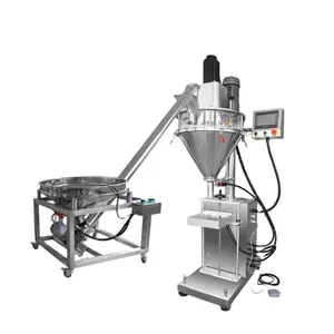 Food Semi-Automatic Mortar Powder Filling Machine, Small Bag, Automatic Powder Packaging Equipment