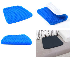 Saien Factory benutzer definierte Kühl abdeckung Auto Bürostuhl Kissen Waben verbessert Gel Sitzkissen für Rollstuhl fahrer - Product Image 4