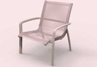 Chaise simple empilable H-749A en polypropylène vert avec dossier en maille, design moderne, imperméable, écologique, imprimé UV, pour extérieur, tendance