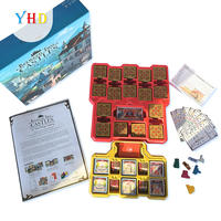 Boîte d'emballage en carton personnalisée écologique imprimée en couleur, durable, pour jeux de société familiaux avec jetons – Vente en gros