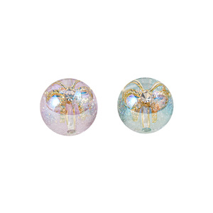 Perles rondes en résine plastique Heidi Galaxy à trou traversant, accessoires de <span class=keywords><strong>bijoux</strong></span> faits à la main, matériaux pour chaînes de téléphone, vente en gros - Product Image 5