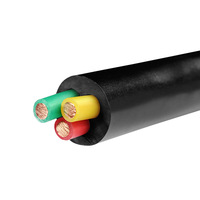 Cable de cobre o aluminio blindado aislado de goma y cable de mina flexible multinúcleo de doble cubierta