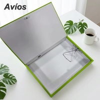 Boîte de classement professionnelle personnalisable A4/FC en PP, impression sur mesure, papeterie de bureau, boîte anti-poussière, porte-documents
