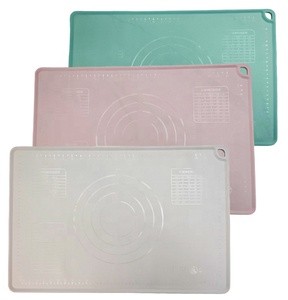Custom Thickened Silicone Kneading <b>Mat</b> Heat Resistant <b>Non</b> <b>Slip</b> Silicon Dough Rolling <b>Mat</b> Pastry Baking <b>Mat</b> With Edge for <b>Kitchen</b> - Product Image 1