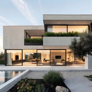 5 phòng ngủ hiện đại biệt thự xây dựng và Dịch vụ thiết kế nội thất biệt thự kế hoạch nhà với tầng hầm - Product Image 1