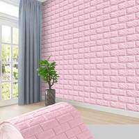 Revêtement mural en mousse de PVC 3D, papier peint personnalisé