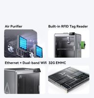 Creality untuk Printer 3D K2 Plus-Pencetakan Multi-warna CFS Maks 600mm/s Kamera AI Ganda Perataan Otomatis Penuh 350x350x350mm