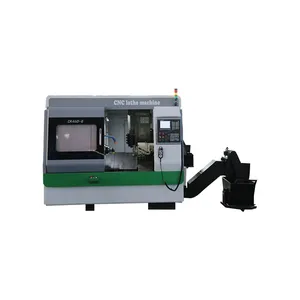 CNC torna freze makinesi Y ekseni CK46D-8 5 eksen eğimli yatak CNC torna satılık