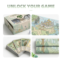 Jeu de société de table pour jeu de rôle festif, Guide de mission pour événement, Cartes à jouer de jeu de rôle fantastique collaboratif pour rassemblement d'amis et défi d'équipe