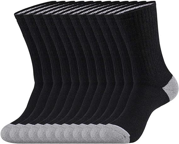 ถุงเท้าผ้าขนหนูสีดำ