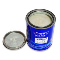 SHHCC 1K Verde Perla, Revestimiento Acrílico Líquido, a Base de UV, Impermeable, Brillante, Resistente a Desportilladuras, Pintura de Acabado Automotriz, Revestimiento Plástico