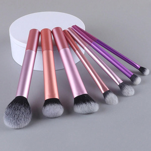 Juego de brochas de maquillaje de viaje multicolor 7 De Venta caliente brocha de maquillaje portátil - Product Image 2