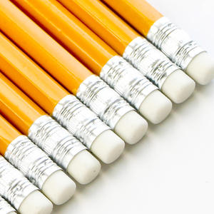 Ensemble de gomme à crayon HB jaune 2B dureté tige hexagonale spécifique à l'étudiant fabriqué à partir de plastique avec boîte jaune - Product Image 1