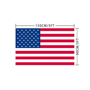 <span class=keywords><strong>Bandera</strong></span> <span class=keywords><strong>DE</strong></span> LOS <span class=keywords><strong>Estados</strong></span> <span class=keywords><strong>Unidos</strong></span> Impresión <span class=keywords><strong>de</strong></span> poliéster estadounidense Campaña personalizada Reunión Festival Evento Handwaving 3x5 Banderas <span class=keywords><strong>de</strong></span> países - Product Image 4