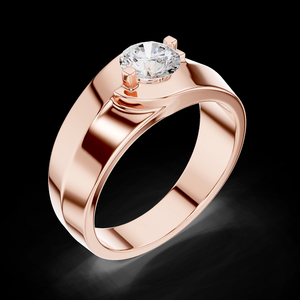Oval Lab-Grown Diamond Double Pave Engagement <b>Ring</b> in Rose Gold – Luxury <b>Split</b> Band Bridal Diamond <b>Ring</b> for women - Product Image 2