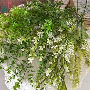 Fleurs artificielles Nandina Domestica, verdure en soie, décoration de mariage, plante décorative sur pied - Product Image 1