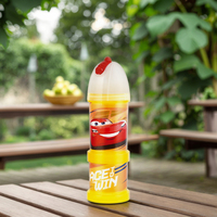 Boîte à lunch portable personnalisée sans BPA avec paille, bouteille d'eau, conteneur de stockage alimentaire, couvercle en plastique durable, boîte à collation