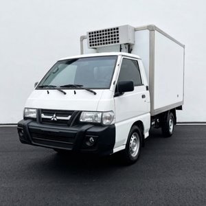 Camion frigorifique léger d'occasion japonais à transmission manuelle, économe en carburant, pour le transport alimentaire à l'étranger, exportation pour Mitsubishi Delic. - Product Image 1