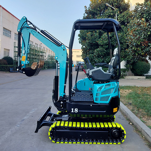 Mini escavatore cingolato cinese multifunzionale. È dotato di un enginetto Kubota ha anche doppie pompe e doppie valvole. - Product Image 3