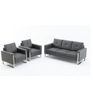 Divano da ufficio moderno in PU di vendita calda Set 1 + <span class=keywords><strong>2</strong></span> + 3 posti di alta qualità - Product Image 5
