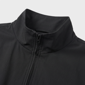Chaqueta Ligera Anti-UV para <span class=keywords><strong>Mujer</strong></span>, con Cuello Alto y Cierre Completo, Holgada, Informal, Protección Solar, para Exteriores, Sólida, Simple, de Nailon y Elastano - Product Image 4