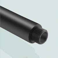 Pommeau de douche à main professionnel gris anthracite en ABS, 5-en-1, filtrant, effet pluie, haute pression, pour l'approvisionnement de projets hôteliers