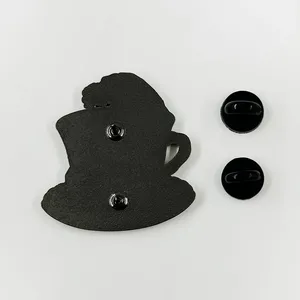 Épinglette en métal émaillé Grande Vague de Kanagawa, Mont Fuji, Tempête dans une tasse de thé, Badge, Bijou d'art, Cadeau pour fans, Objets de collection - Product Image 6