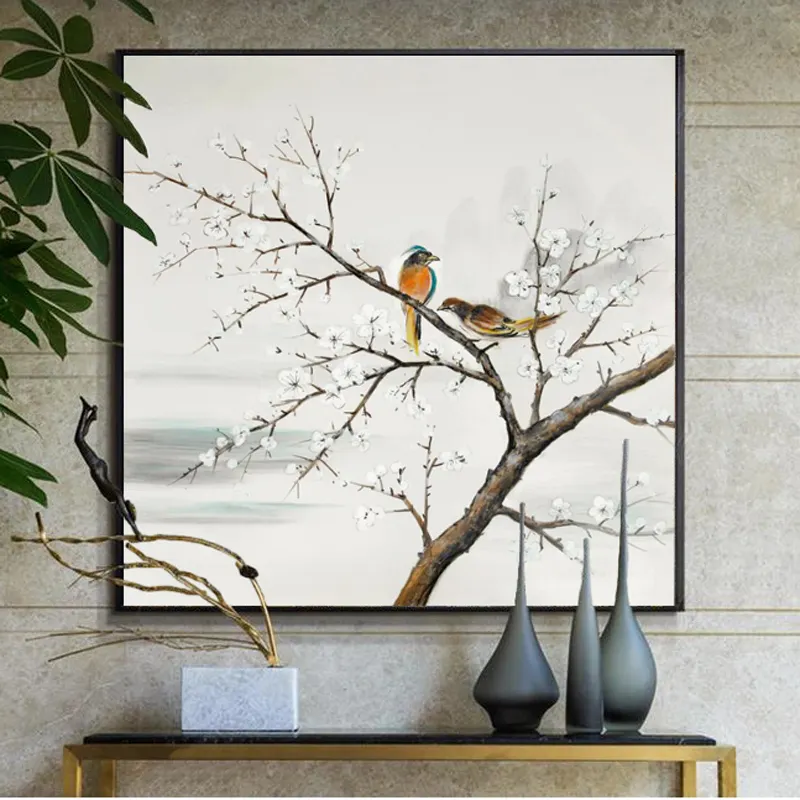 Wholesale Hand Painted Canvas Wall Art Painting Pictures frame For Living Room