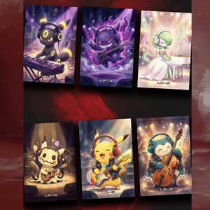 Vente en gros de panneaux d'art Pokémon de haute qualité à prix abordable, accessoires pour fans, panneaux d'art de bandes dessinées, boîtes mystères de cartes. - Product Image 2