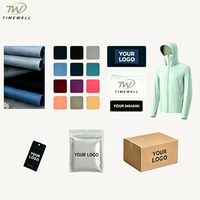 Veste légère et pliable pour femme, à capuche, demi-zip, minimaliste, pour activités de plein air, protection solaire UPF50, randonnée, camping, vente en gros, OEM, faible MOQ