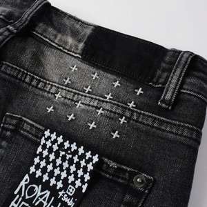 Vente en Gros Nouveaux Modèles de Jeans de Marque Déchirés pour Homme Jeans de Créateur Originaux <span class=keywords><strong>Kus</strong></span> Bi - Product Image 3