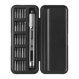 Tournevis électrique de précision Eu, moteur sans balais 12V 850 tr/min, avec 20 embouts et chargeur pour une utilisation portable - Product Image 1