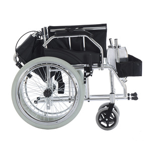 Aluminium Rolstoel Opvouwbaar Licht Kleine Draagbare Ouderen Reizen Gehandicapten Speciale Loopwagen 863 Handmatige Rolstoel - Product Image 2