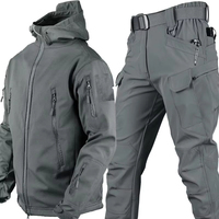 Veste Softshell Tactique au Design Classique, Pantalon Softshell, Ensemble de Vêtements d'Hiver, Tenue Tactique, Uniforme