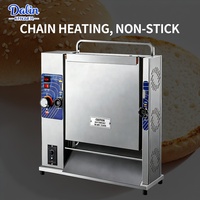 Machine à griller automatique pour pains à hamburger, verticale, électrique, en acier inoxydable 304, haute productivité, pour KFC et McDonald's