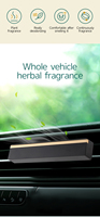 Diffuseur d'aromathérapie solide de luxe moderne pour voiture, éclairage d'ambiance à évaporation naturelle |   Diffuseur d'air en alliage d'aluminium parfum Océan