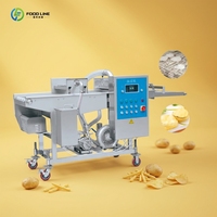 Ligne de production de frites à petite échelle 100 kg/h, machine entièrement automatique pour la fabrication de chips de pommes de terre, fraîches et surgelées