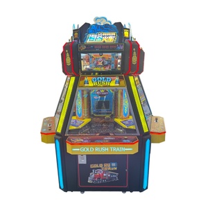 เครื่องเล่นเกมรถไฟทองคำแบบหยอดเหรียญสำหรับผู้เล่นสี่คนขนาดใหญ่ - Product Image 2