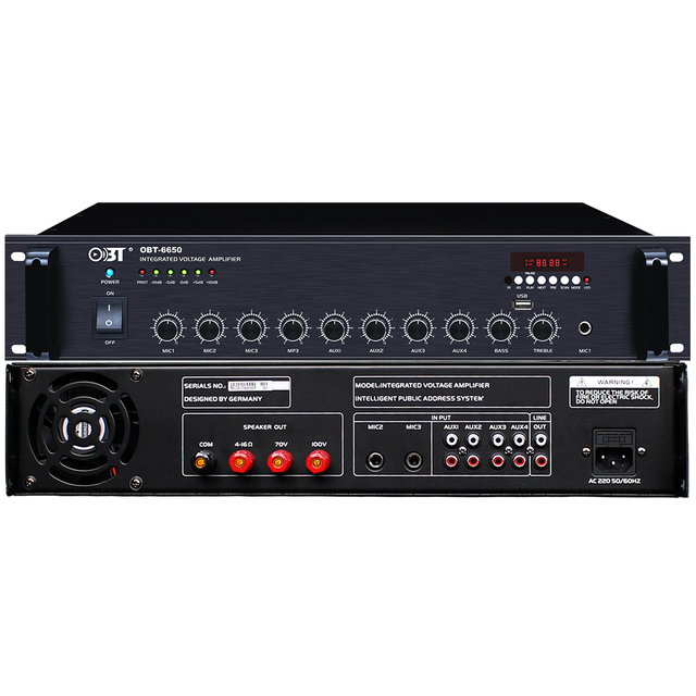 High Power Amplifier Integrated Power Amplifier Sound System Amplifier Mixer Power for Sale