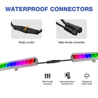 Lámpara LED Lineal RGB para Exteriores de Alta Luminosidad con Clasificación IP66, Estilo Moderno, para Hoteles y Edificios