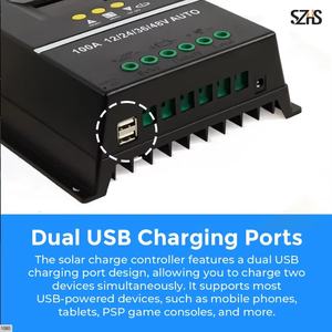 Contrôleur <span class=keywords><strong>de</strong></span> <span class=keywords><strong>charge</strong></span> solaire MPPT 100A 12V 24V 36V 48v Panneau photovoltaïque Batterie Régulateur intelligent Contrôleur <span class=keywords><strong>de</strong></span> <span class=keywords><strong>charge</strong></span> solaire au lithium - Product Image 5