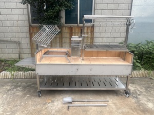 Santa Maria <strong>Grill</strong> Wood Charcoal Bbq Adjustable Height Ratchet and Pawl Lift System <strong>Argentinian</strong> <strong>Grill</strong> - Product Image 4