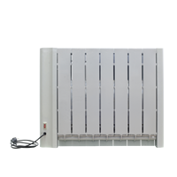 Espacio eléctrico industrial Tubo calentador independiente Opciones de programación diaria y semanal Calentadores de habitación de aluminio fundido a presión