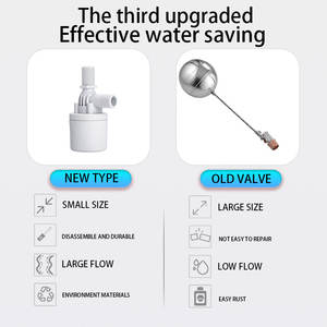 Katup apung tingkat air otomatis, katup Floating bola 1/2 "1" 3/4 "DN25 terhadap aliran besar, katup Float peternakan - Product Image 5