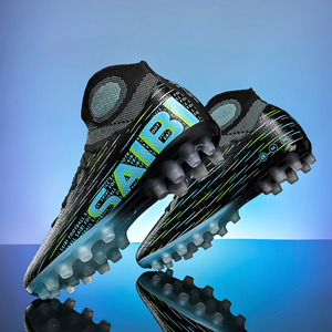 Scarpe da Calcio Unisex Personalizzate con Tacchetti Lunghi FG, Suola Intermedia in TPU, Tomaia in PVC, Resistenti all'Usura e Antiscivolo, <span class=keywords><strong>Super</strong></span> Robuste - Product Image 2