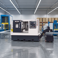 Torno CNC de Servomotor de Alta Rigidez y Centro de Mecanizado CNC de Servomotor de Rango Medio Personalizable con Contrapunto Programable TAIWAN-SYNTEC